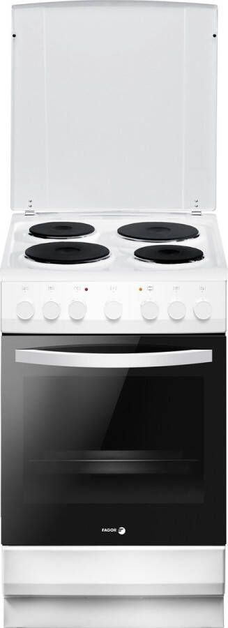 Fagor Traditioneel Fornuis 50 cm breed met aangesloten 2 Fase Perilex stekkerkabel