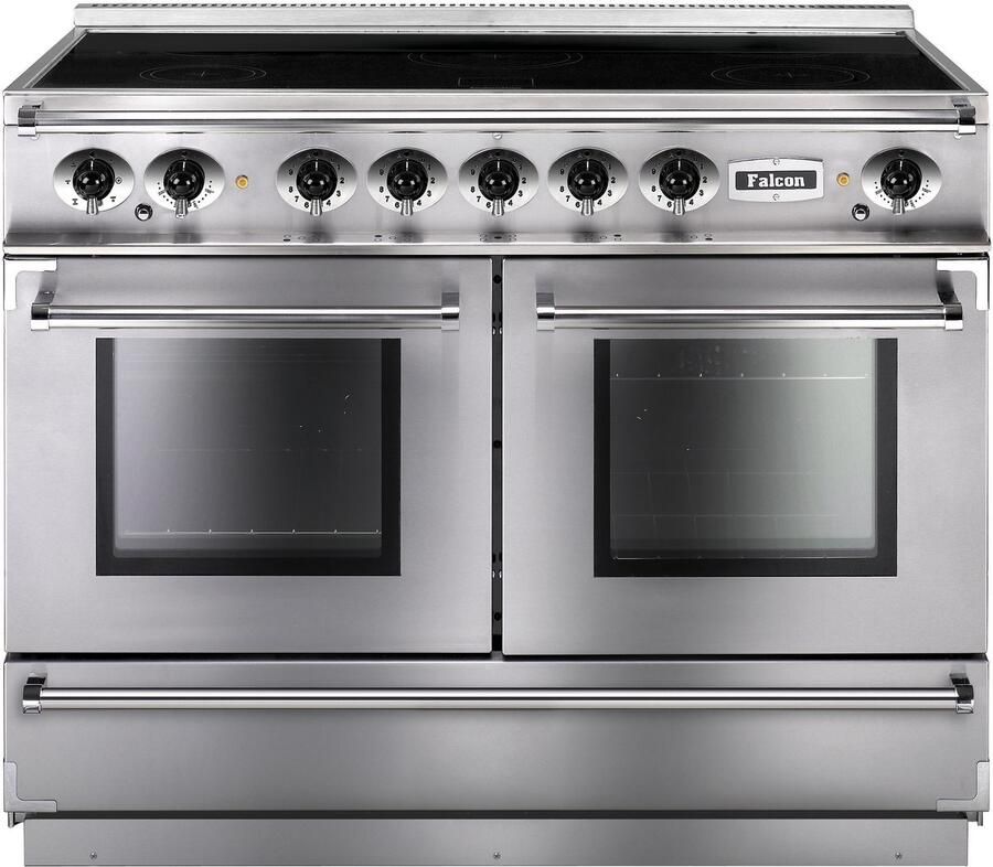 Falcon 1092 Continental Induction Range-fornuis Electrisch Inductiekookplaat zones Roestvrijstaal