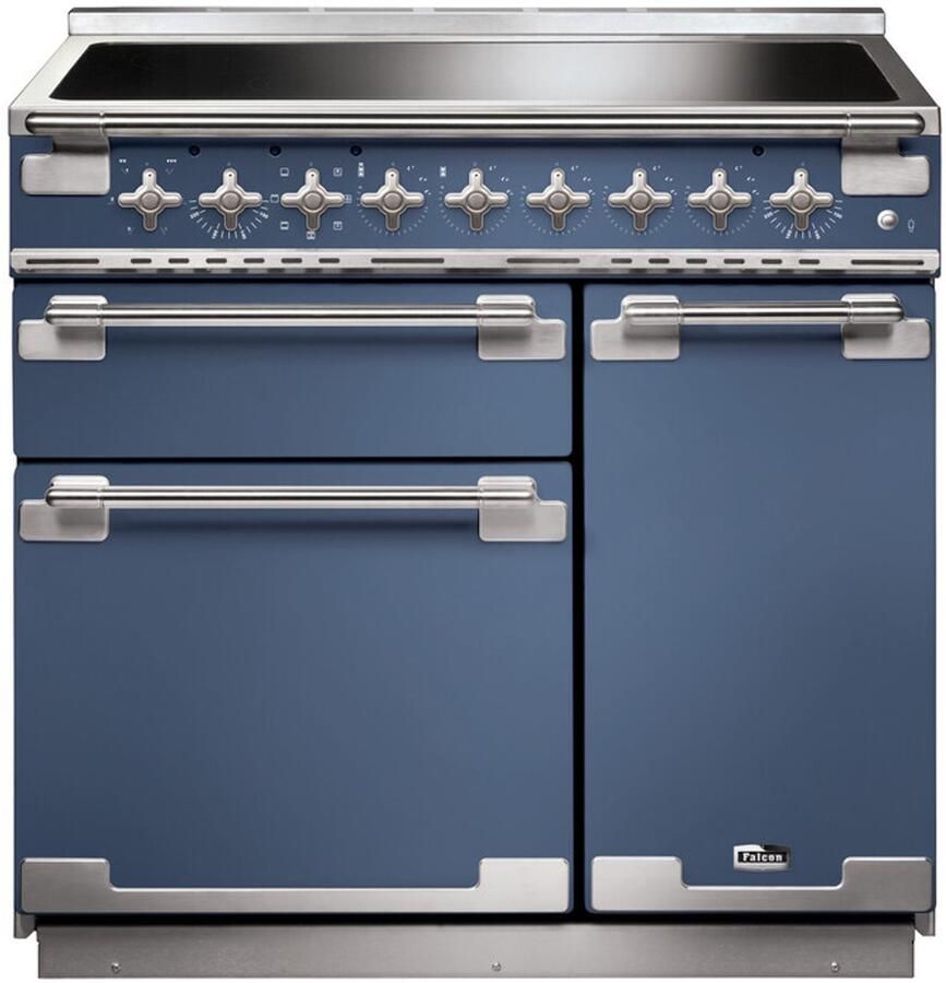 Falcon Elise 90 Induction Range-fornuis Electrisch Inductiekookplaat zones Blauw