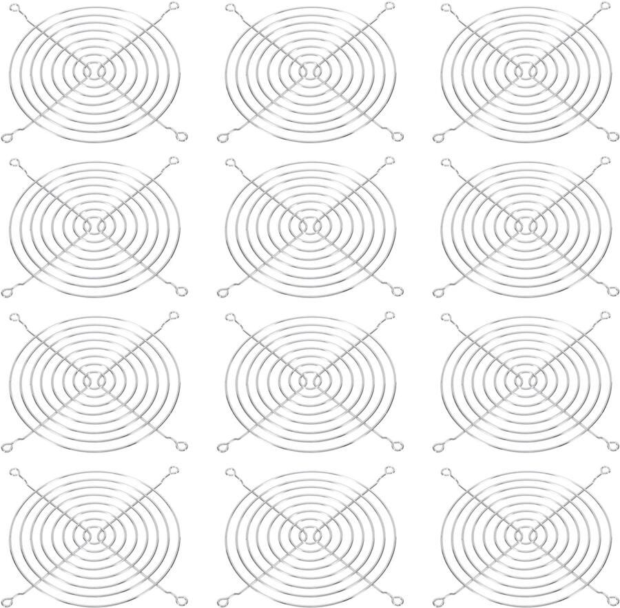 Fan Grill 133mm 8 Pack Metalen Grill Protector Veiligheidsfunctie voor Ventilatoren m-winkel