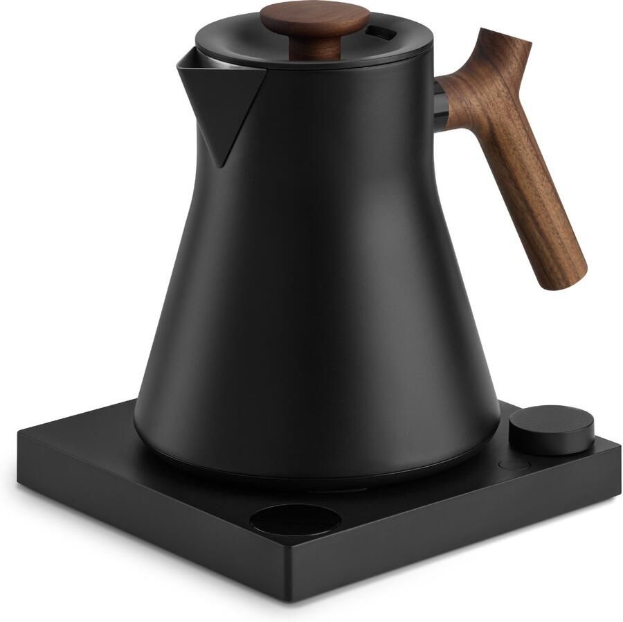 Fellow Corvo EKG Pro Elektrische waterkoker 0.9 L – Matzwart Hout