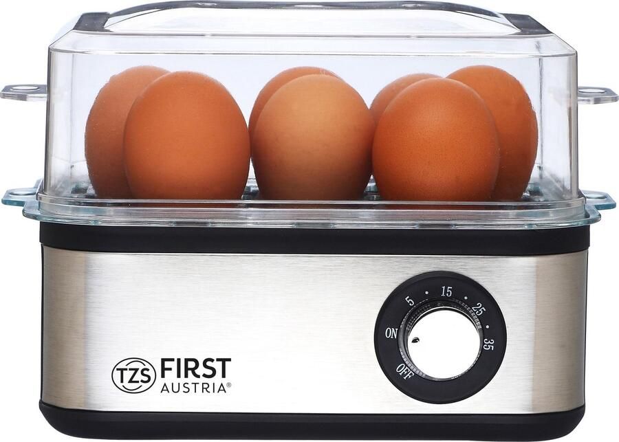 First Austria TZS 5115-3 Eierkoker XL 8 eieren Timer