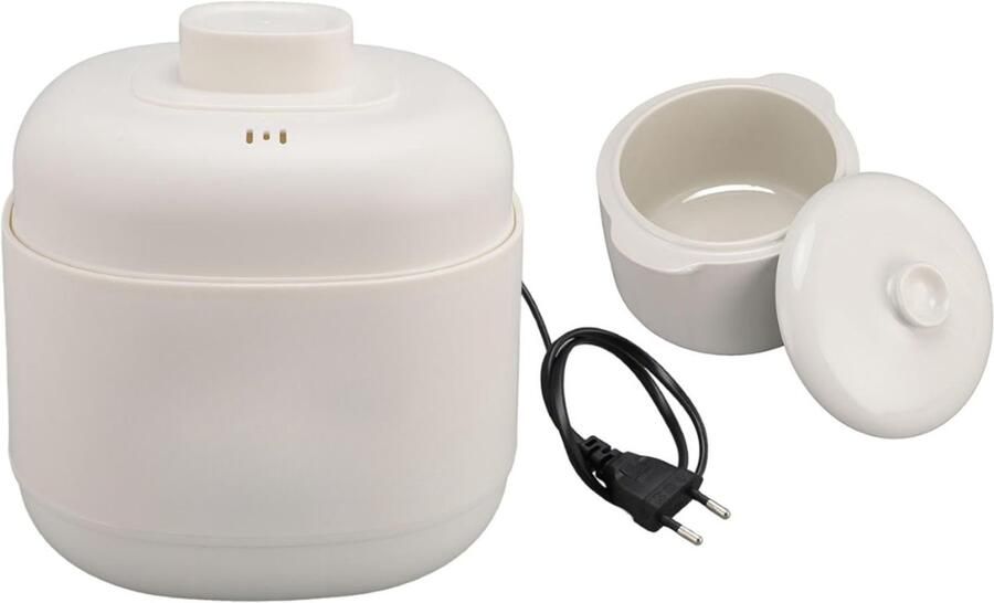 FlexVer Slowcooker Met Timer Rice Crackpot 1L Wit