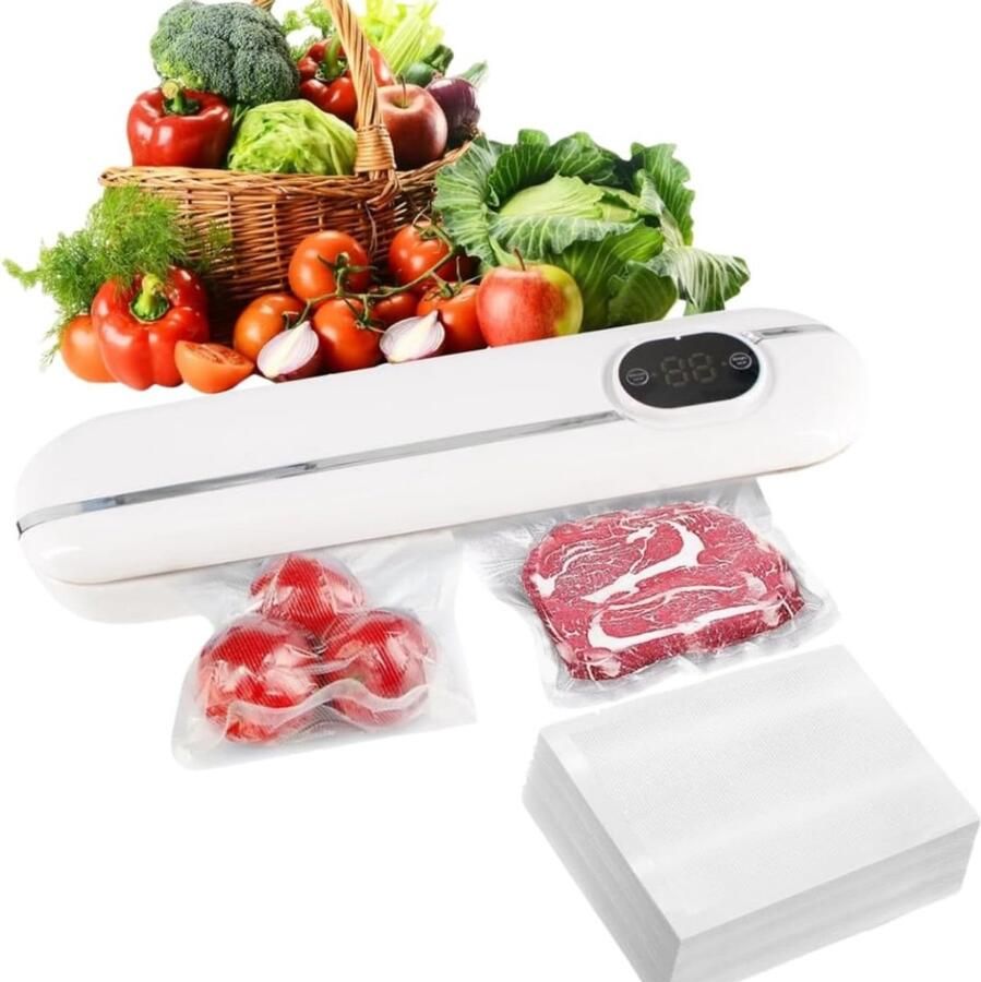 FlexVer Vacumeermachine Vacuum Seal Apparaat Wit