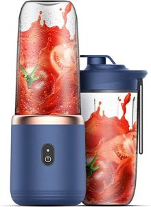 FlowShop Blender Fruit Blender Smoothie Blender Draagbare Blender Met Beker Fruit Juicer Blender To Go USB Oplaad Blender