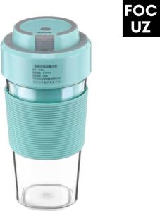 Focuz© Draagbare Blender – Blender To Go – Mini Blender – 300 ml Inclusief USB Kabel Groen