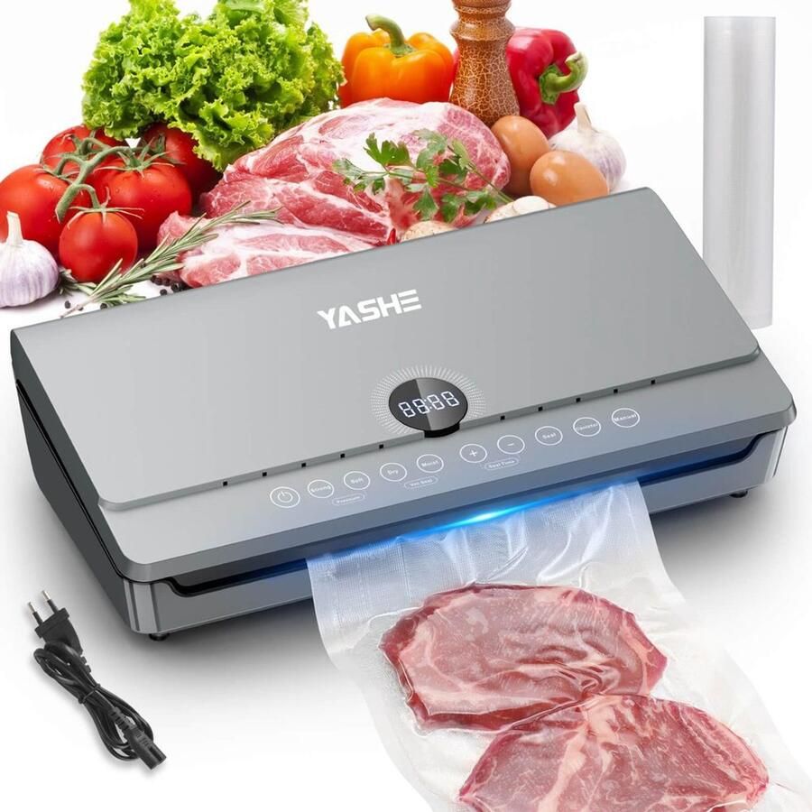 Food Vacuum Machine met Magnetische Deksel en Roll Storage