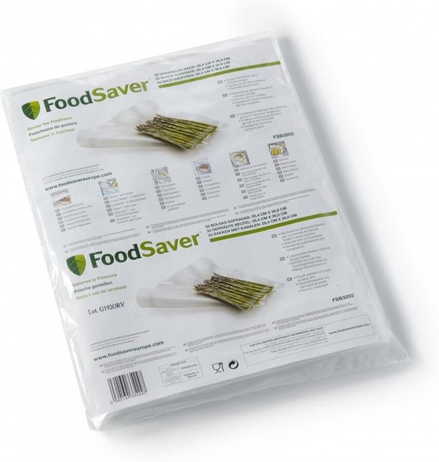 Foodsaver Vershoudzak voor de 28cm x 36cm 32 stk