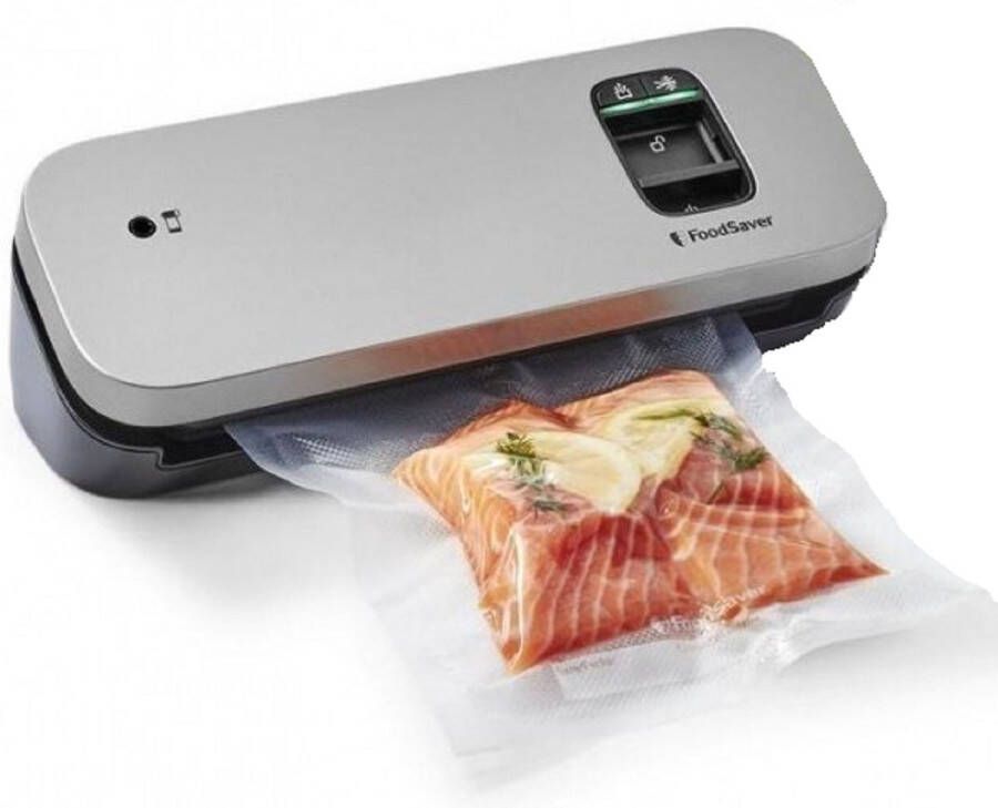 Foodsavers Compact Vacuumsysteem Zilver FSV1190 | Vacuüm&sealapparatuur | Keuken&Koken Keukenapparaten | 5060569670859 - Foto 2
