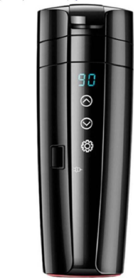 ForeverGoodies Reiswaterkoker Auto Aansluiting Waterkoker 12V Mini Waterkoker Camping Vrachtwagen Zwart