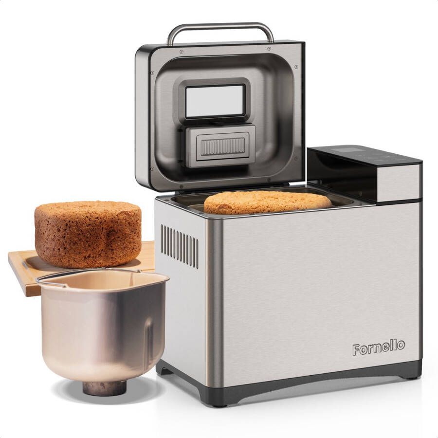 Fornello Broodbakmachine Incl. Uitlegvideo s PFAS vrij Keramisch Broodmachine Glutenvrij - Foto 1