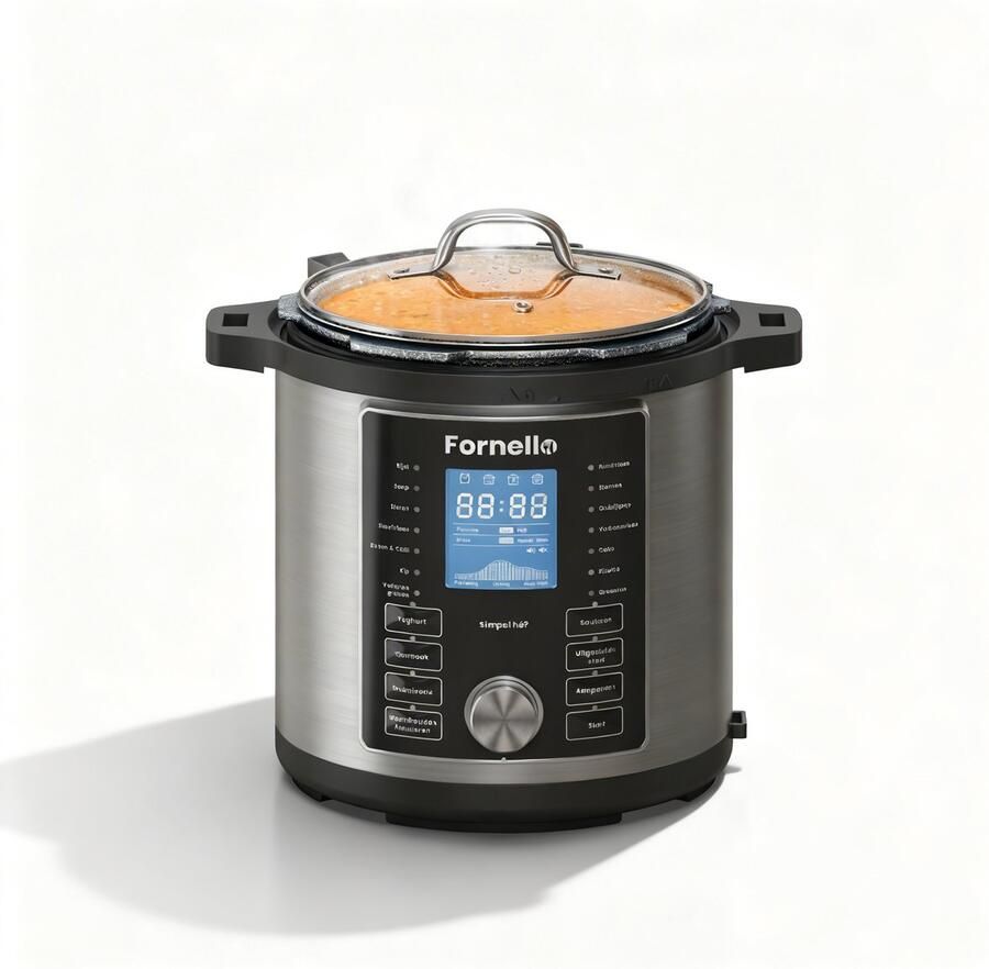 Fornello Soepmaker Keramische bakpan PFAS vrij Pressure cooker Multicooker - Foto 2