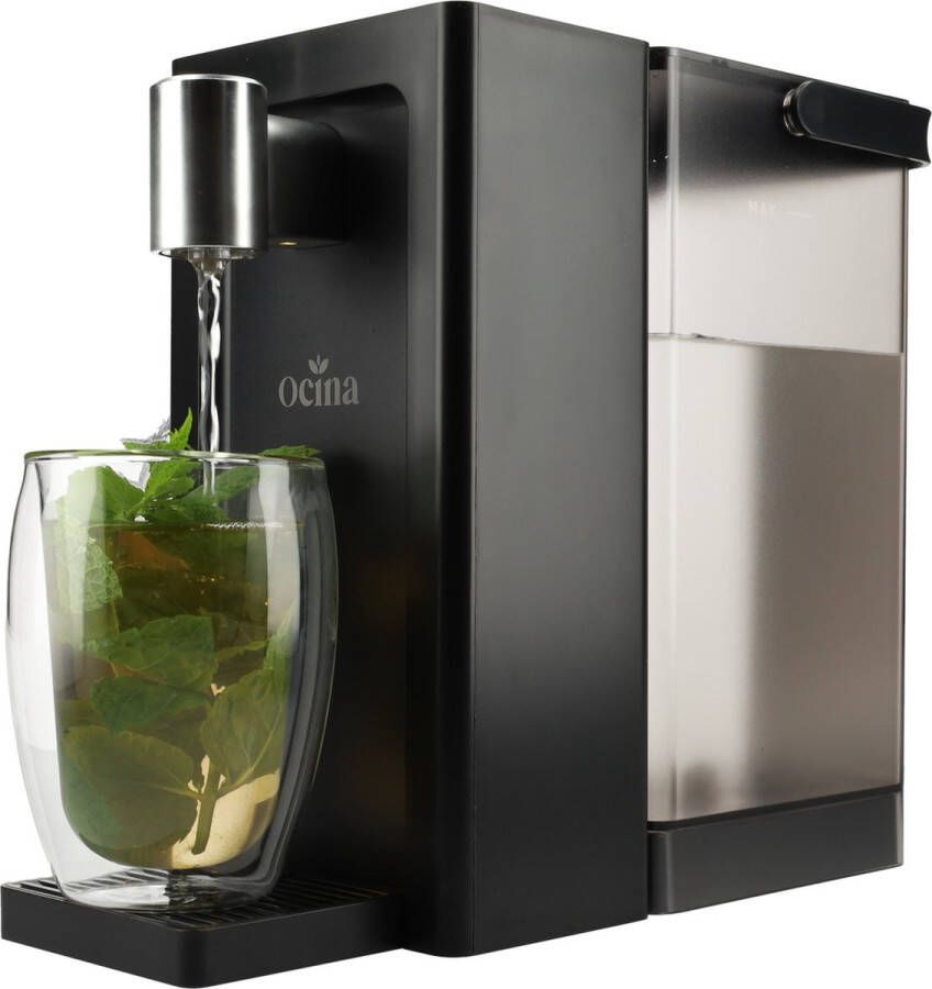 Foumt Ocina Heetwaterdispenser met Digitaal Display Luxe Instant Waterkoker 3 Liter Zwart