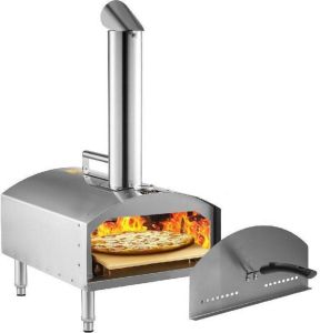 Fred . Draagbare Pizza Oven Hout gestookt Perfect voor Outdoor Camping Picnics!