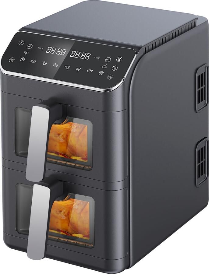 Friac AIF 8100 ST Dubbele Airfryer 5 + 5 5L 2800W