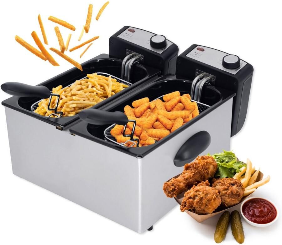 Friac F601IX Duo Frituurpan - Foto 2