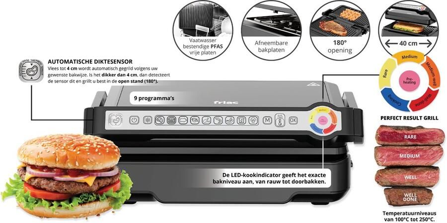 Friac GR-2500 XXL Contact grill 2300W