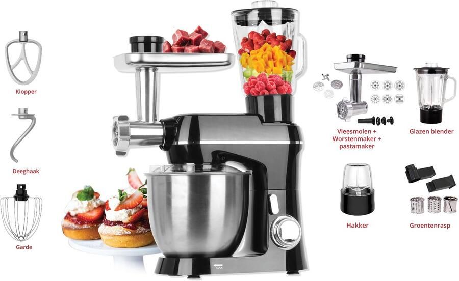 Friac Keukenrobot 5.5L 1300W