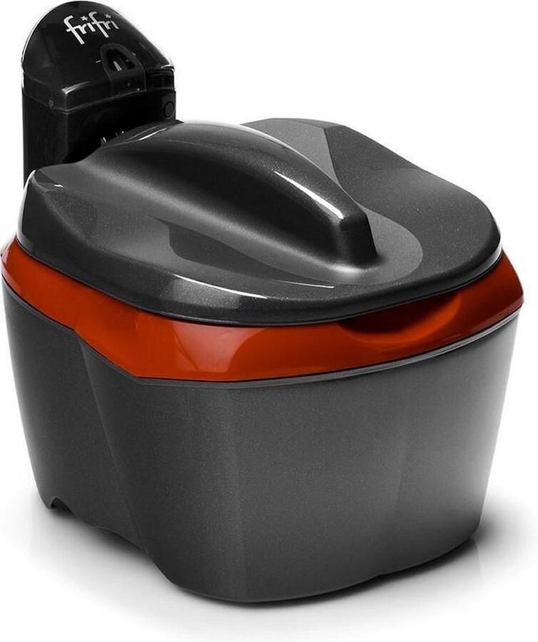 FriFri 918RR HSC1200 High Speed 3200 Watt koude zone cool wall 3L friteuse met XL ronde mand rood zwart
