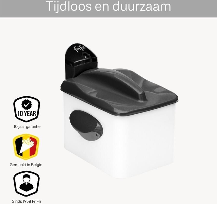 FriFri Expert F1905B Frituurpan 3 5L 3200W Koude Zone Technologie RVS Kuip Voor max 1 kg Friet 10 Jaar Garantie Wit Made in België - Foto 2