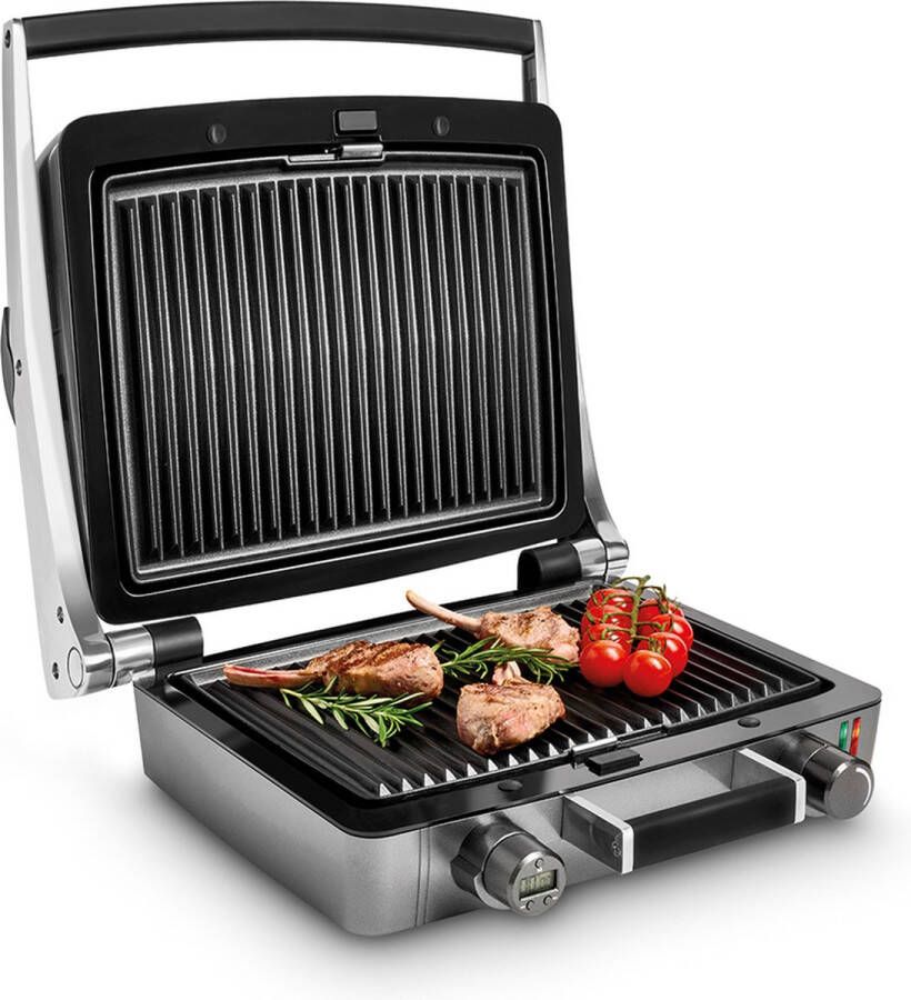 Fritel WaffleTastic Combi grill 3628 Grilltoestel met uitneembare bakplaten Paninimaker Wafelgrill 1600 Watt Incl. timer