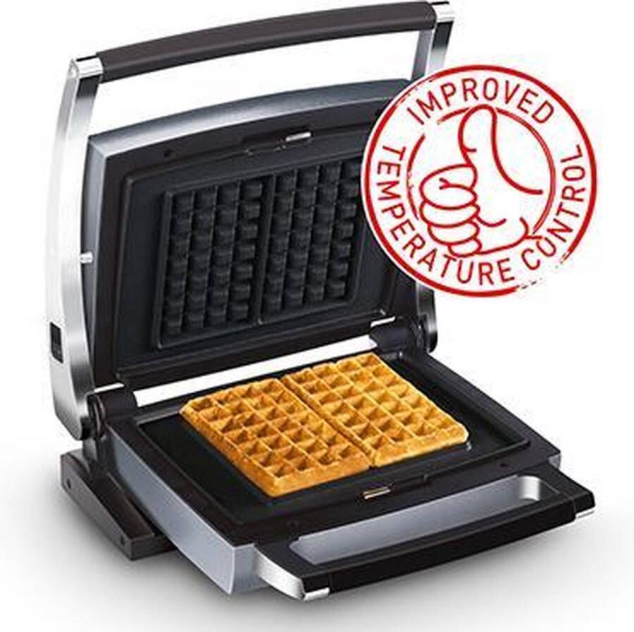Fritel CW 2438 2wafel(s) 1600W Antraciet Metallic wafelijzer - Foto 1