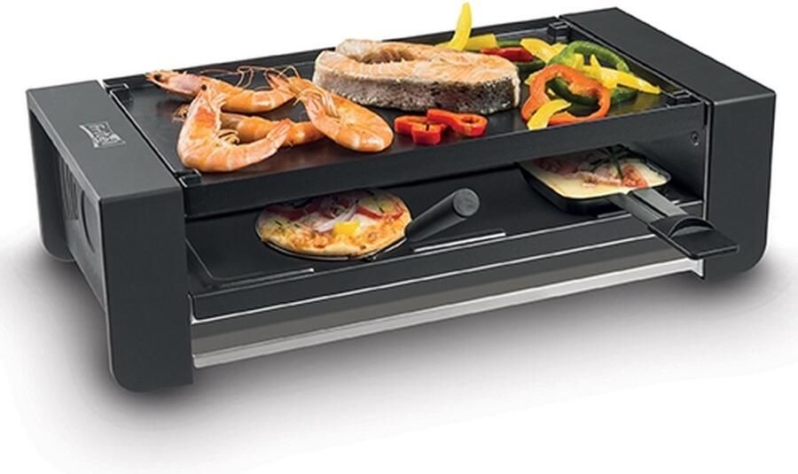 Fritel PR 3130 Pizza raclette grill in 1 grilloppervlak (LxB) 35 8x22cm 8 Personen