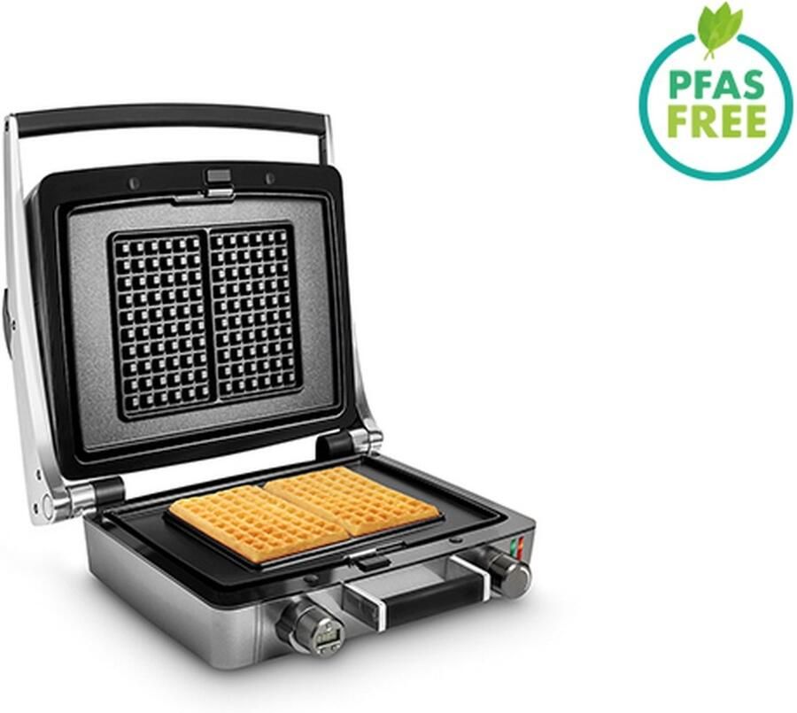 Fritel WaffleTastic CW 3648 multifunctioneel wafelijzer 6x10 wafels met uitneembare bakplaten 14 uitbreidingsmogelijkheden 1600 Watt met timer