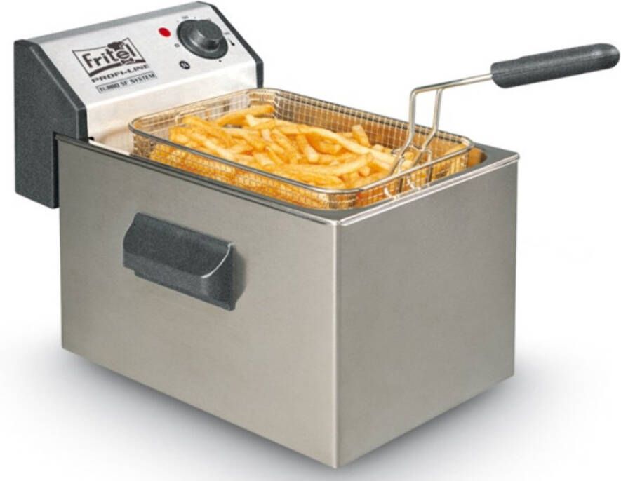 Fritel Friteuse Profi 3505 Professionele Frituurpan Frituurketel 5L 3200W Antistofdeksel Olie + Vast Vet