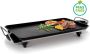 Fritel GT 1375 Grill & Teppanyaki barbecueplaat Cool touch handgrepen Grilrooster Teppanyaki grill 48x20 cm Aluminium bakplaat Antiaanbak Zwart Zilver - Thumbnail 1
