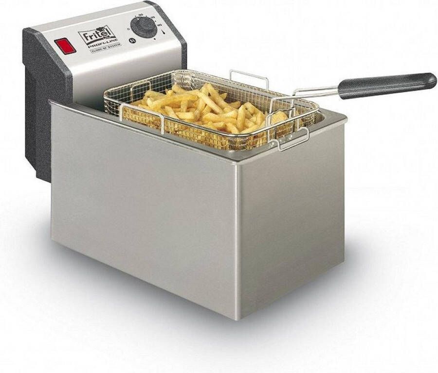 Fritel Friteuse Profi 4605 Professionele Frituurpan Frituurketel 8L 3300W Antistofdeksel Olie + Vast Vet