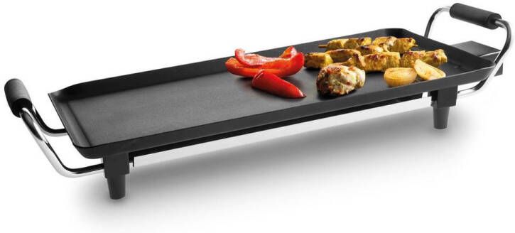 Fritel Teppanyaki TY 1485 Bakplaat Tafelgrill 40x22 cm 1800W 5 Standen 2 tot 4 Pers. Antiaanbak - Foto 2