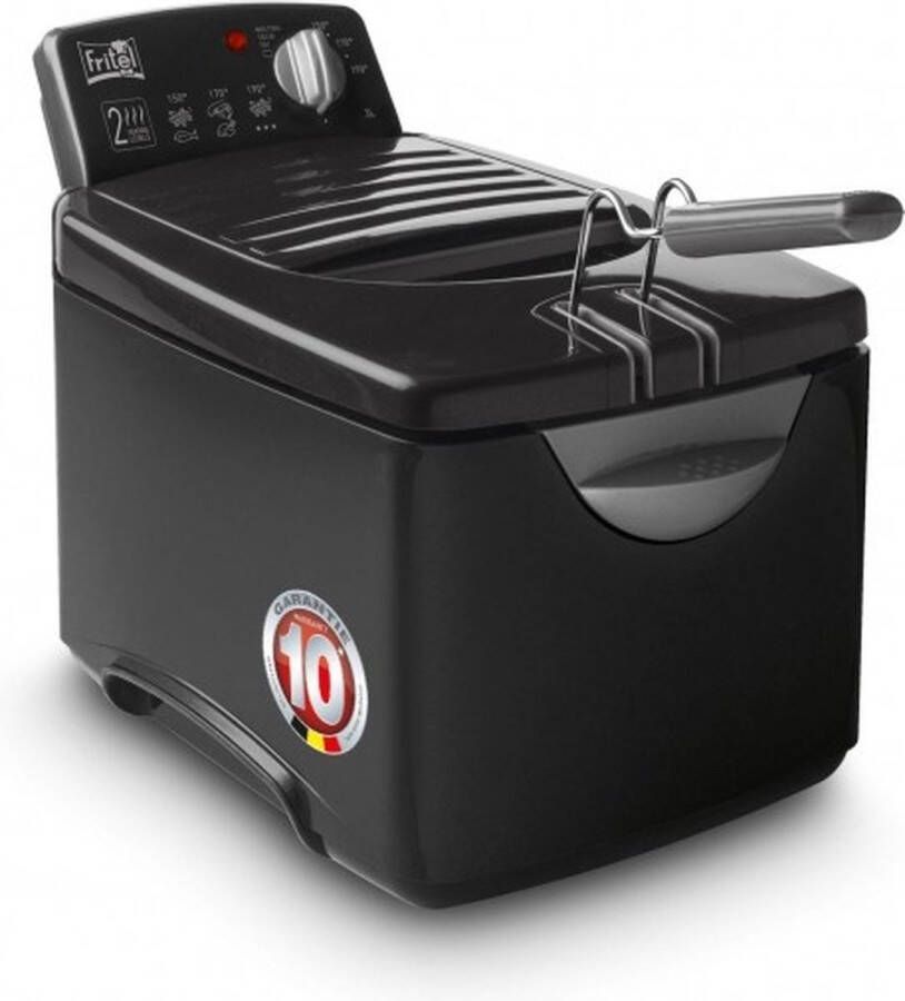 Fritel Frituurpan Turbo SF 4178 Frietketel met Filterdeksel Friteuse voor Olie + Vast Vet 2-4 pers. Frituurketel met Kijkvenster 2300W 3L - Foto 2