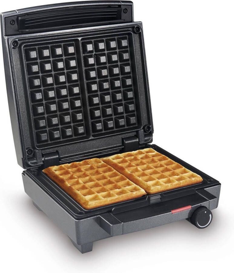 Fritel Wafelijzer WA 1451 Wafelapparaat Bakijzer- 4x7 Belgische wafels Anti-aanbaklaag Cool touch handgrepen 2 jaar Garantie PFAS-vrij