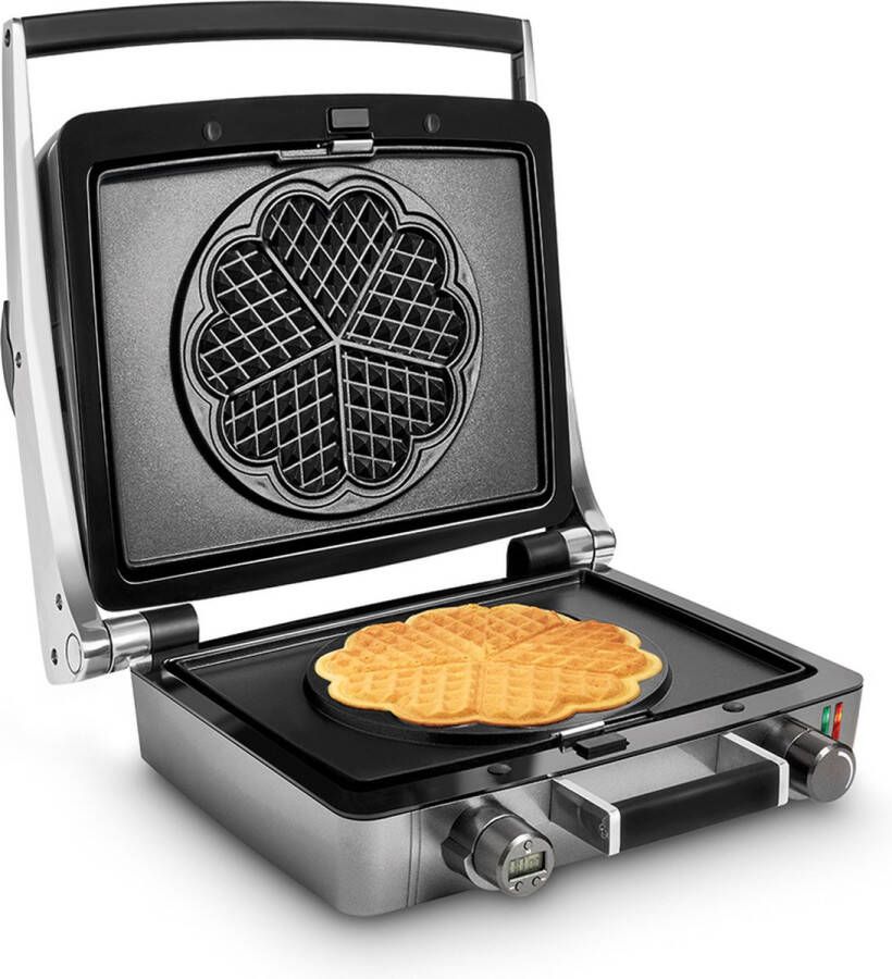 Fritel WaffleTastic CW 3668 Wafelmaker Hartjeswafels Hartjeswafelijzer Hartjeswafels – 1600W – Verwisselbare Bakplaten – PFAS-vrij + 60' Timer - Foto 2