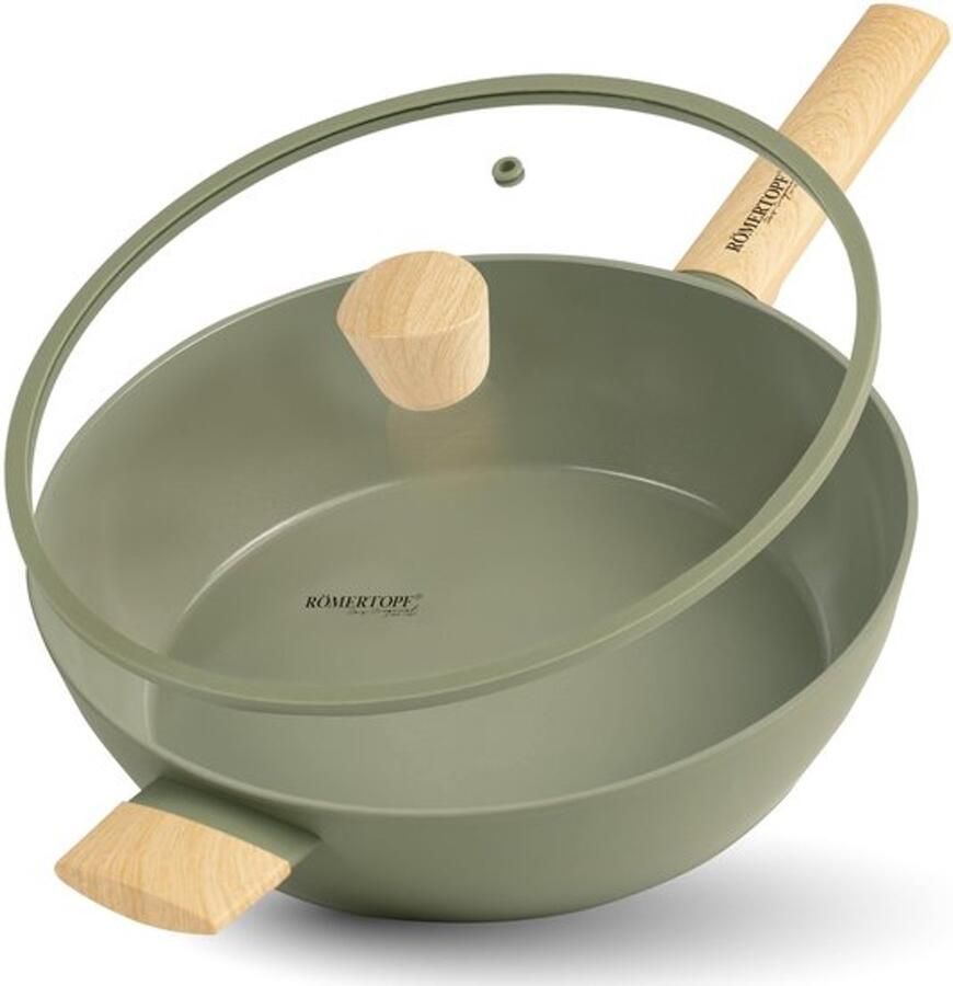 Frituurpan 30 cm met deksel