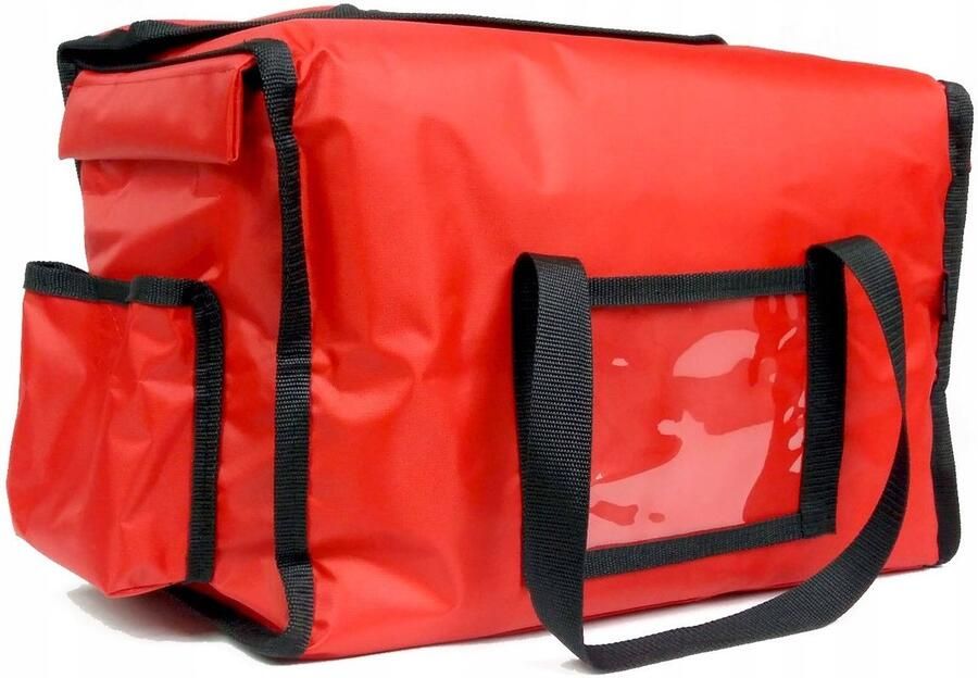 Furmis Luchttas voor Maaltijdbezorgers 42x27x29 cm 6 Bakjes Rood Nylon