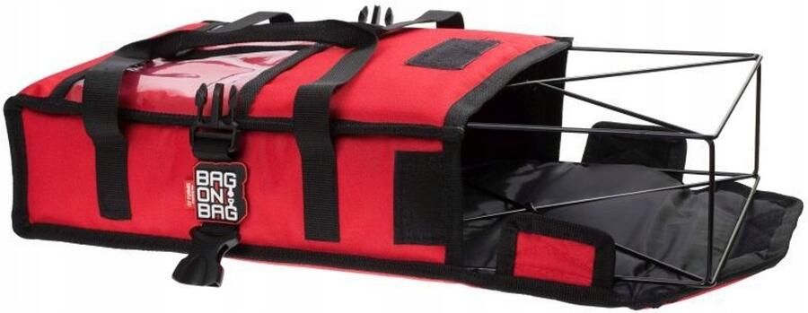 Furmis Professionele Pizza Bezorgtas 45x45cm met Verwarmings- en Stevig Frame