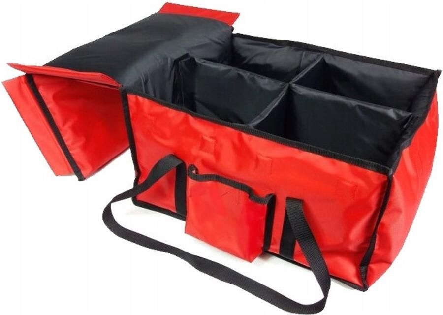 Furmis Verwarmbare Lunchtas voor Maaltijdbezorgers 59x43x29 cm 12 Bakjes