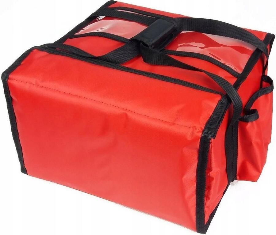 Furmis Verwarmde Pizzabezorgtas 4x 45x45cm met Frame Duurzaam Nylon