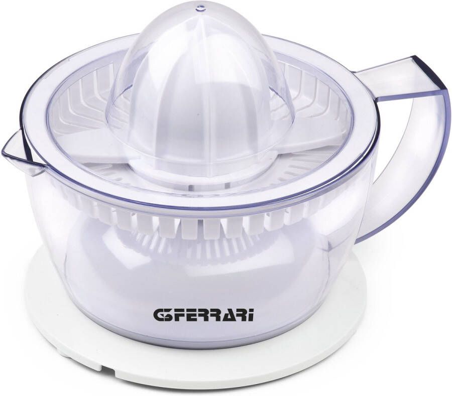 G3 Ferrari Citrus G20033 – Citruspers 40W – 500 ml Kan – 2 Cones Groot & Klein – Automatische Rotatie met Dubbele Draairichting – Met Deksel