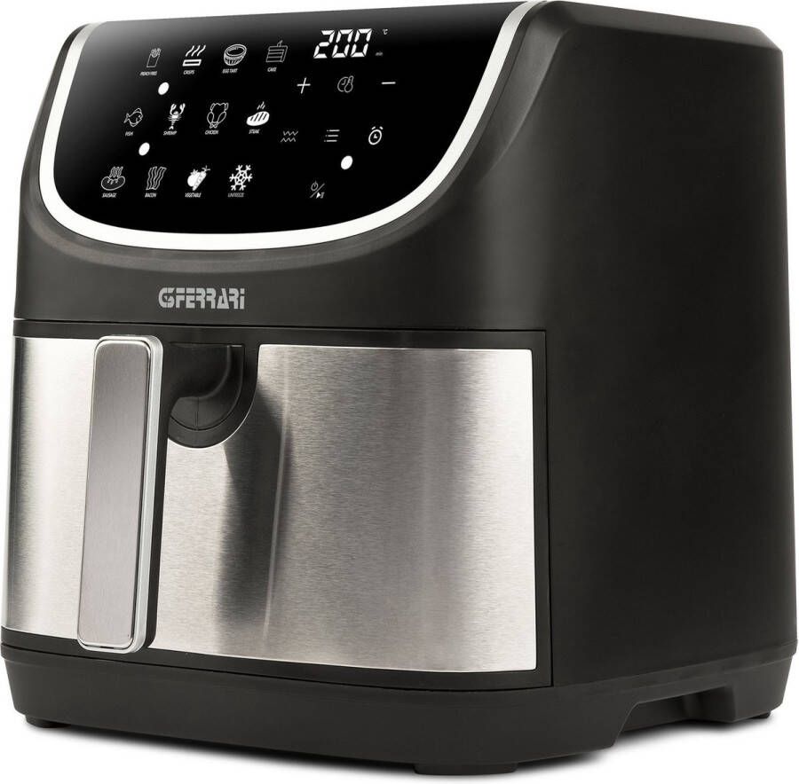 G3 Ferrari G10191 Singolo 8 L 2200 W Friggitrice ad aria calda Nero Acciaio inox