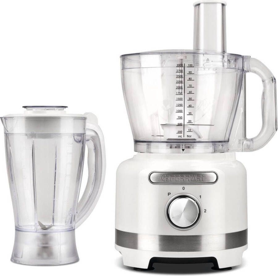 G3 Ferrari G2009901 Mixatutto keukenmachine met blender 1000W wit - Foto 2