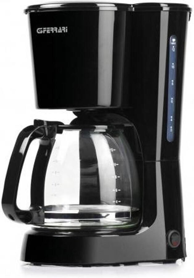 G3 Ferrari Cafè De Lux – Filterkoffiezetapparaat 800W – 1 5L (12 Kopjes) – Warmhoudfunctie 40 min – Anti-Druppelsysteem – Glazen Kan