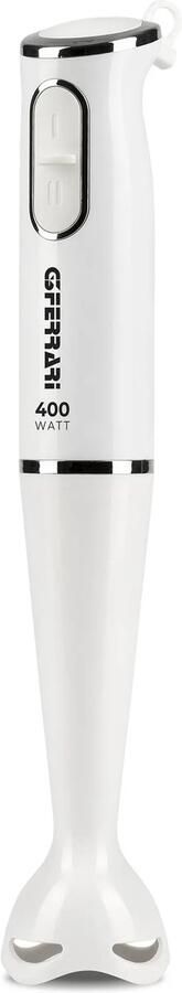 G3 Ferrari Easymix – Staafmixer 400W – 2 Snelheden – Afneembare RVS Mixvoet – Ergonomisch Design – Voor Soepen Sauzen & Smoothies