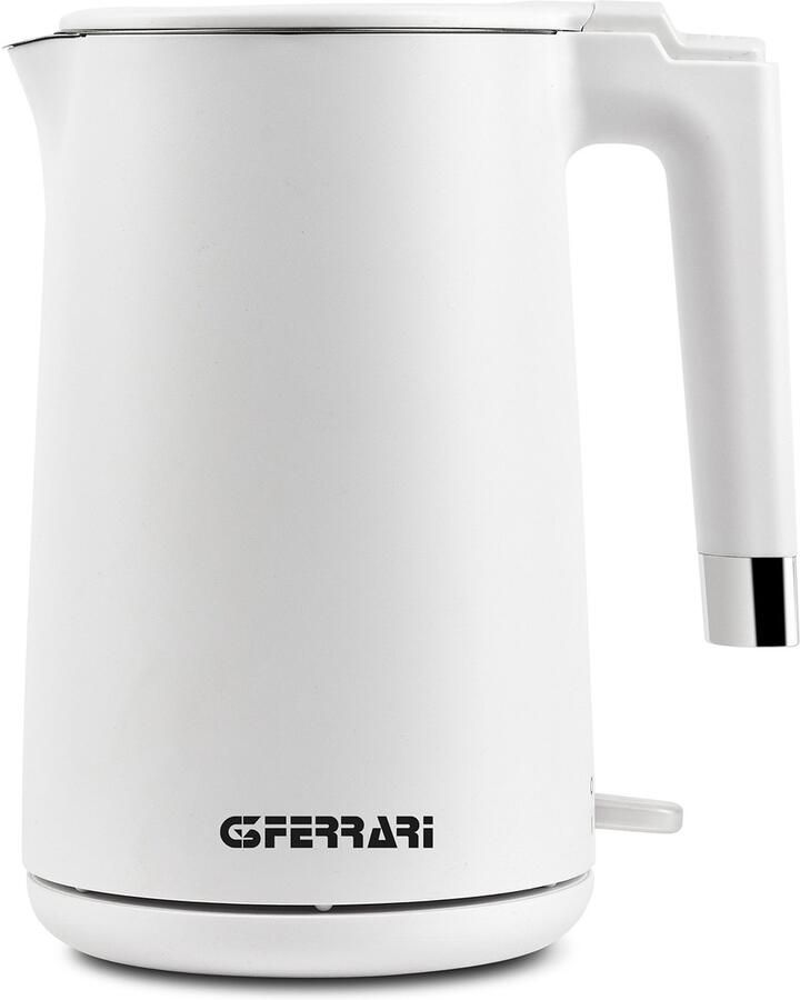 G3 Ferrari Essential 2 – Waterkoker 1 7L 1800W – RVS Binnenzijde – Automatische Uitschakeling – Controlelampje – Zwart Wit Design