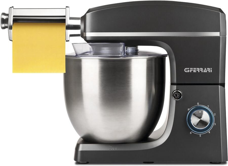 G3 Ferrari Pastaio 10&Lode G20113 Keukenmachine met Pastaroller – Planetaire Mixer – 10 L RVS-kom – 1500 W (max. 2200 W) – 6 Snelheden + Puls