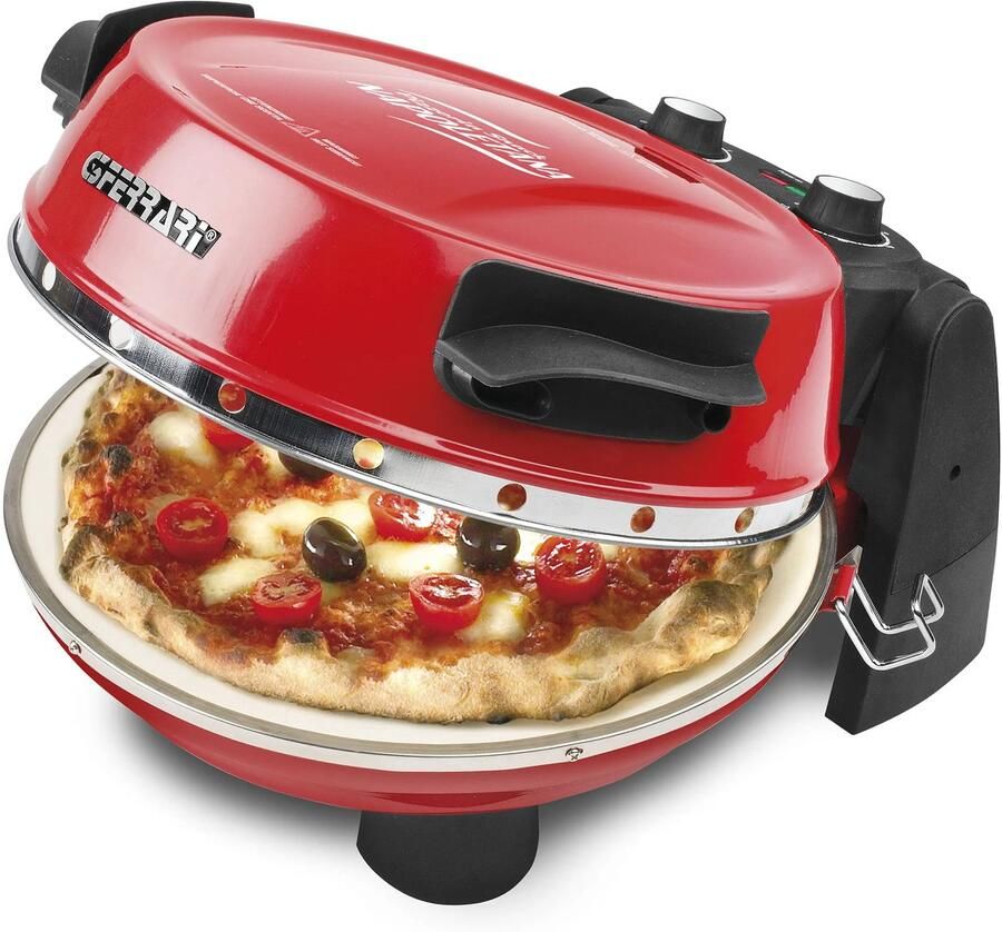 G3 Ferrari Pizzaoven PIZZERIA SNACK NAPOLETANA rood + alu pizzaspatels