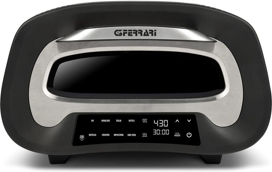 G3 Ferrari Pronto Pizza 2 Minuti Elektrische Pizza Oven – Tot 430°C – Pizza in 2 Minuten – Met Pizzasteen & Digitale Programma s – Compact Tafelmodel