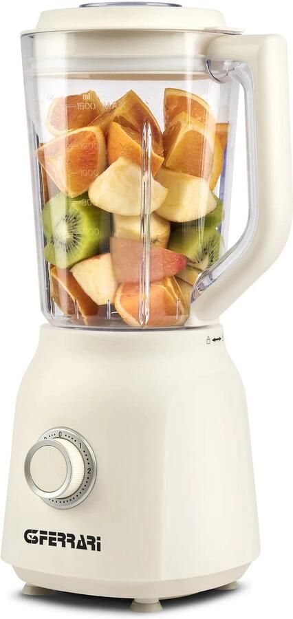 G3 Ferrari Tuttofrutta 1 5 l Blender voor op aanrecht 600 W Wit